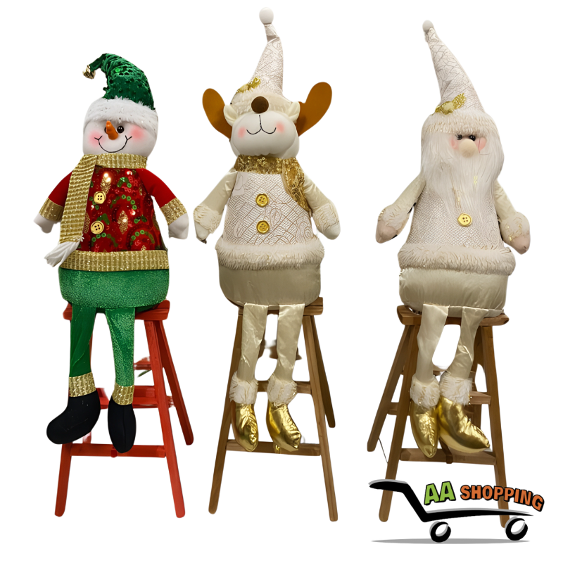 Muñecos De Navidad Decoración Escalera Navideño
