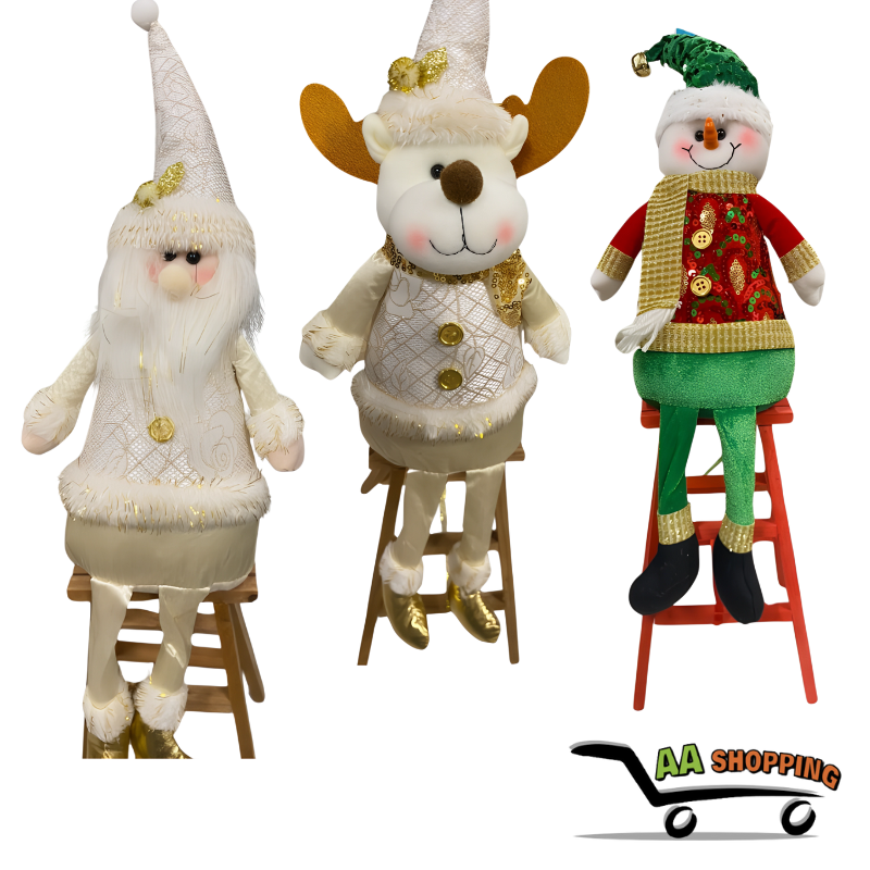 Muñecos De Navidad Decoración Escalera Navideño