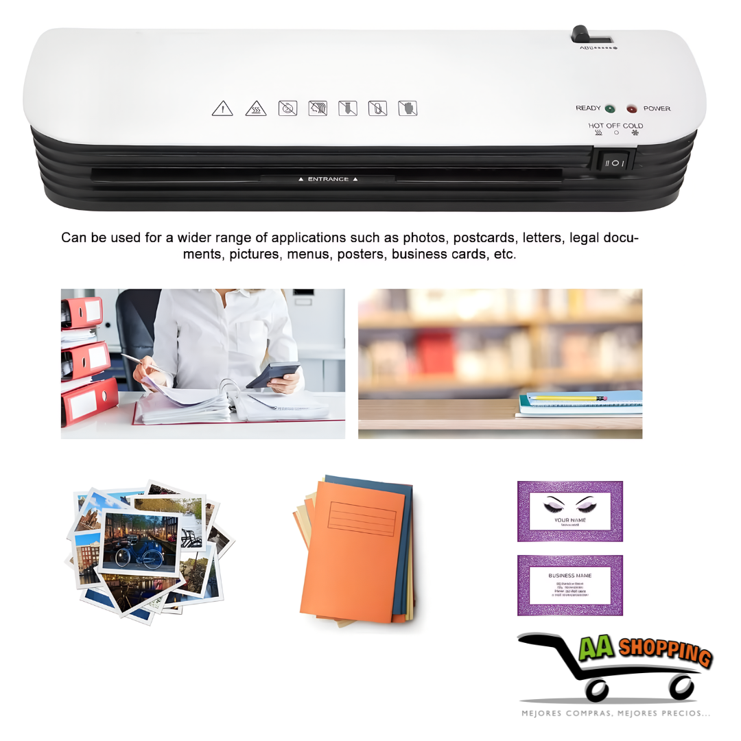 Termolaminadora A3 Plastificadora Oficio 330mm