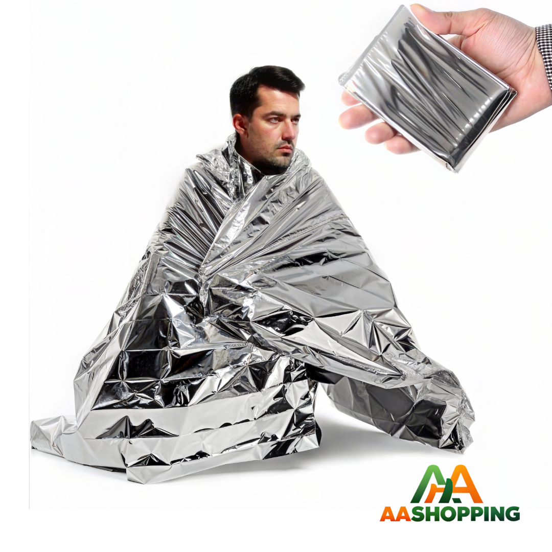 Manta Termica Aluminio Emergencia Camping Supervivencia 210x130cm