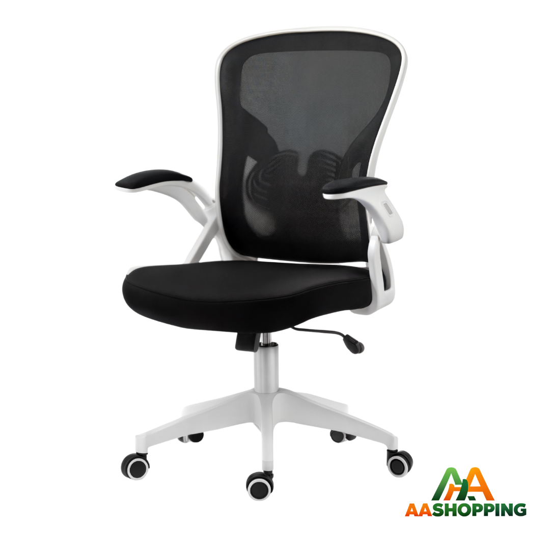 Silla De Oficina Profesional Ergonomica Reclinable Ajustable Base Blanca
