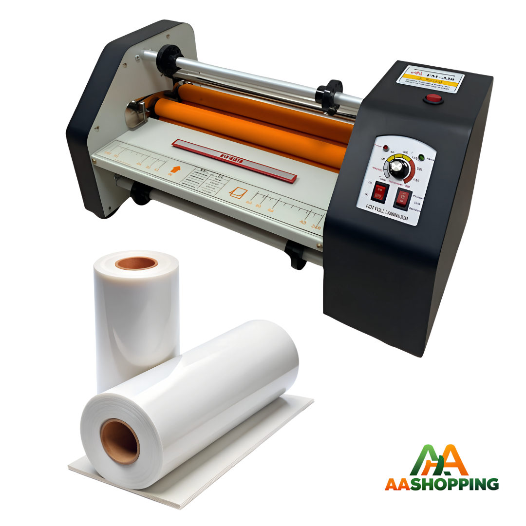 Termolaminadora Industrial FM- 330 + 2 Rollos para Termolaminar