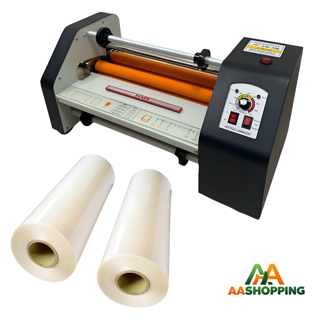 Termolaminadora Industrial FM- 330 + 2 Rollos para Termolaminar