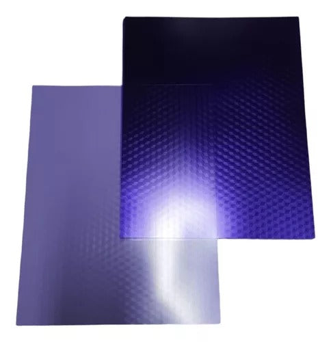 100 Micas de PVC CARTA para Anillar Gofradas de 300 Micrones