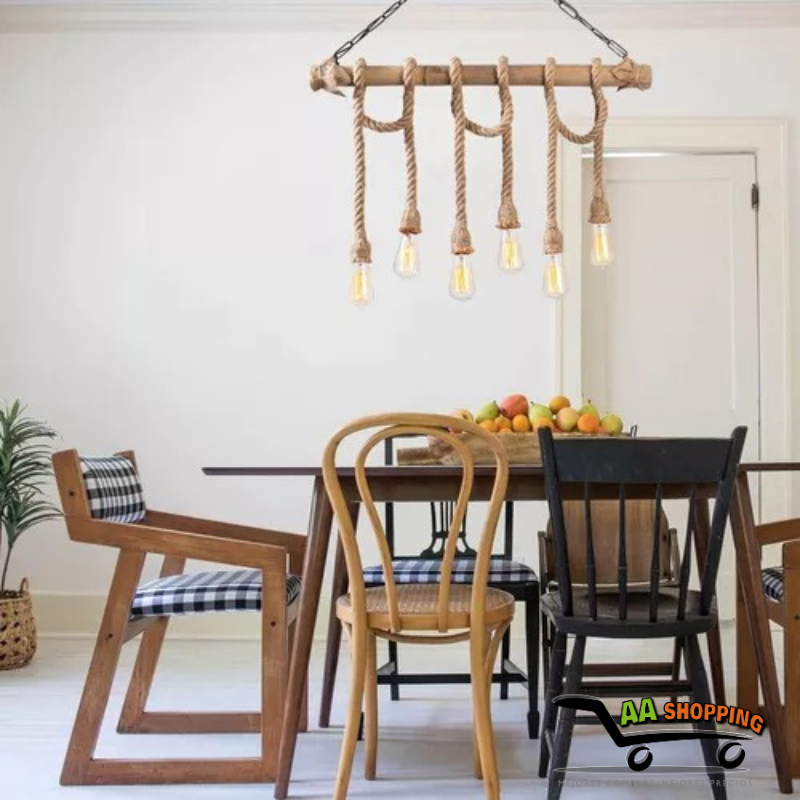 Lamparas Techo Interior Lampara Colgante E27 Rustica Vintage