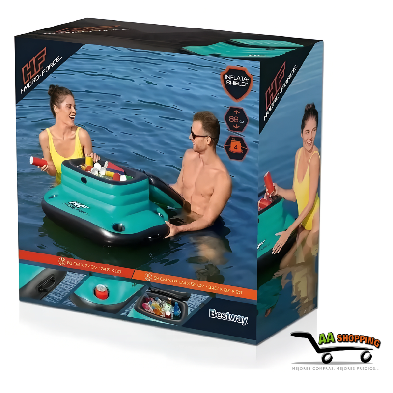 Hielera Inflable Glacial Sport 35lt Hydro-Force Color Verde
