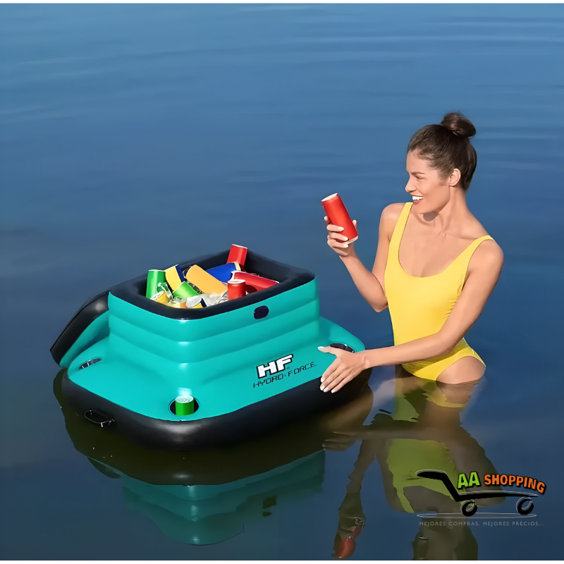 Hielera Inflable Glacial Sport 35lt Hydro-Force Color Verde