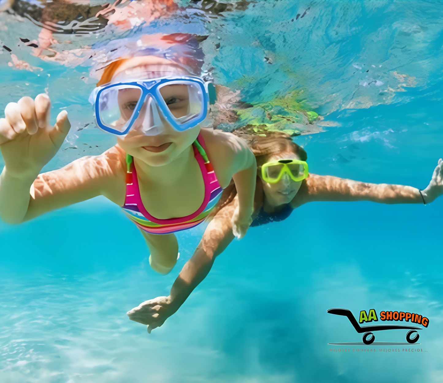 Set De Buceo Snorkel - Mascara, Aletas y Snorkel