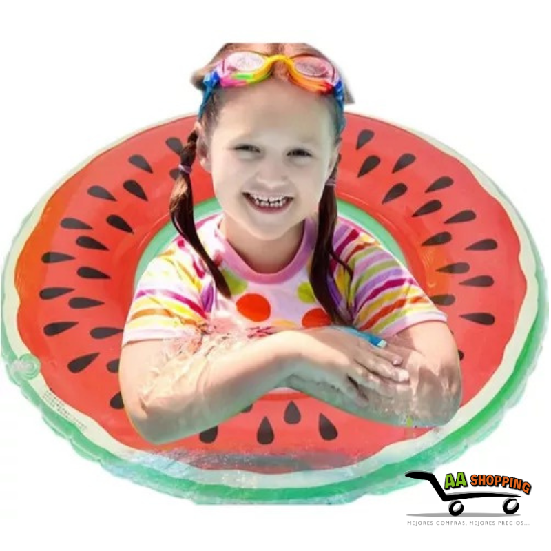 Flotador Inflable De Sandía Salvavidas de 60cm - 90cm y 120cm