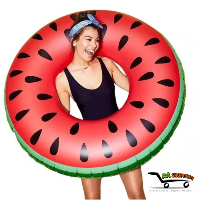 Flotador Inflable De Sandía Salvavidas de 60cm - 90cm y 120cm