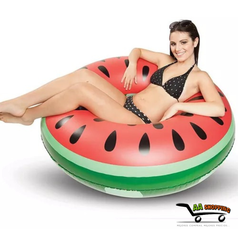 Flotador Inflable De Sandía Salvavidas de 60cm - 90cm y 120cm