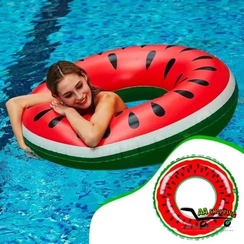 Flotador Inflable De Sandía Salvavidas de 60cm - 90cm y 120cm