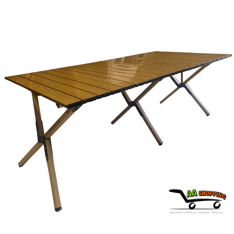 Mesa Multiuso Plegable Portatil Camping Viaje 120x60x45