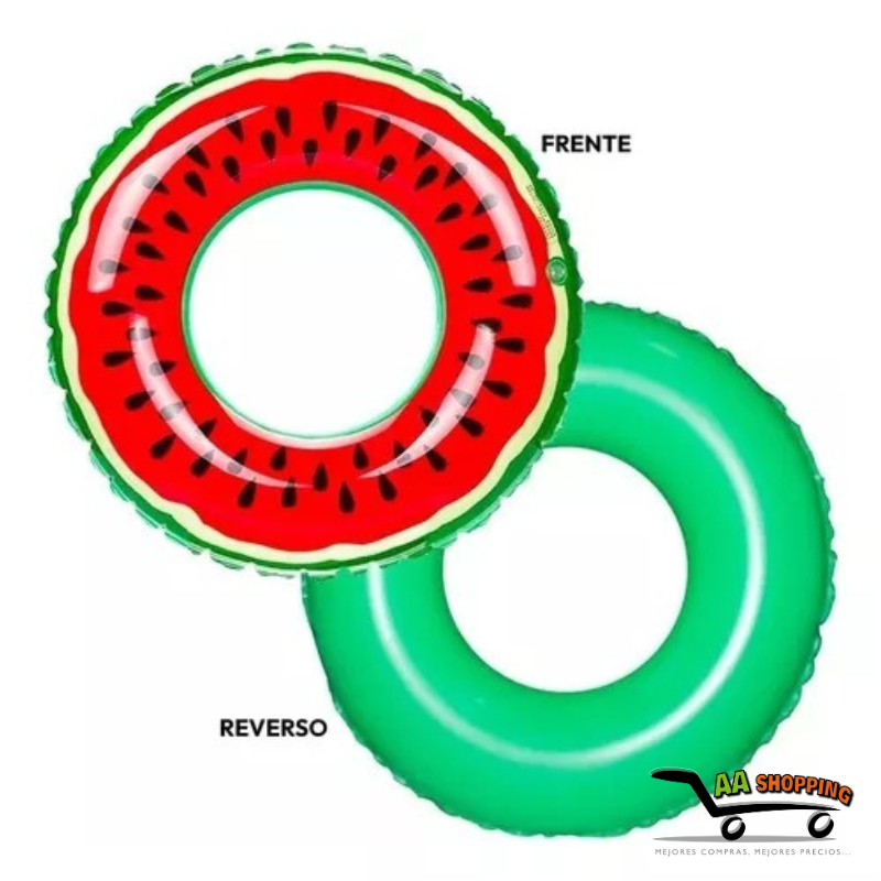 Flotador Inflable De Sandía Salvavidas de 60cm - 90cm y 120cm