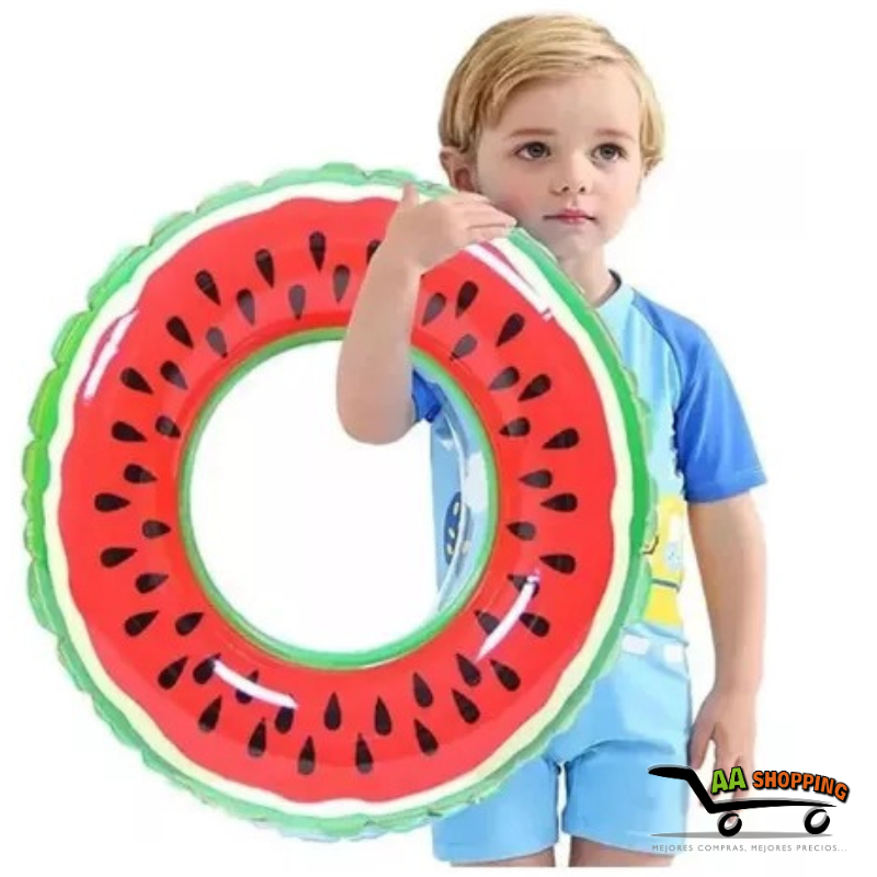 Flotador Inflable De Sandía Salvavidas de 60cm - 90cm y 120cm