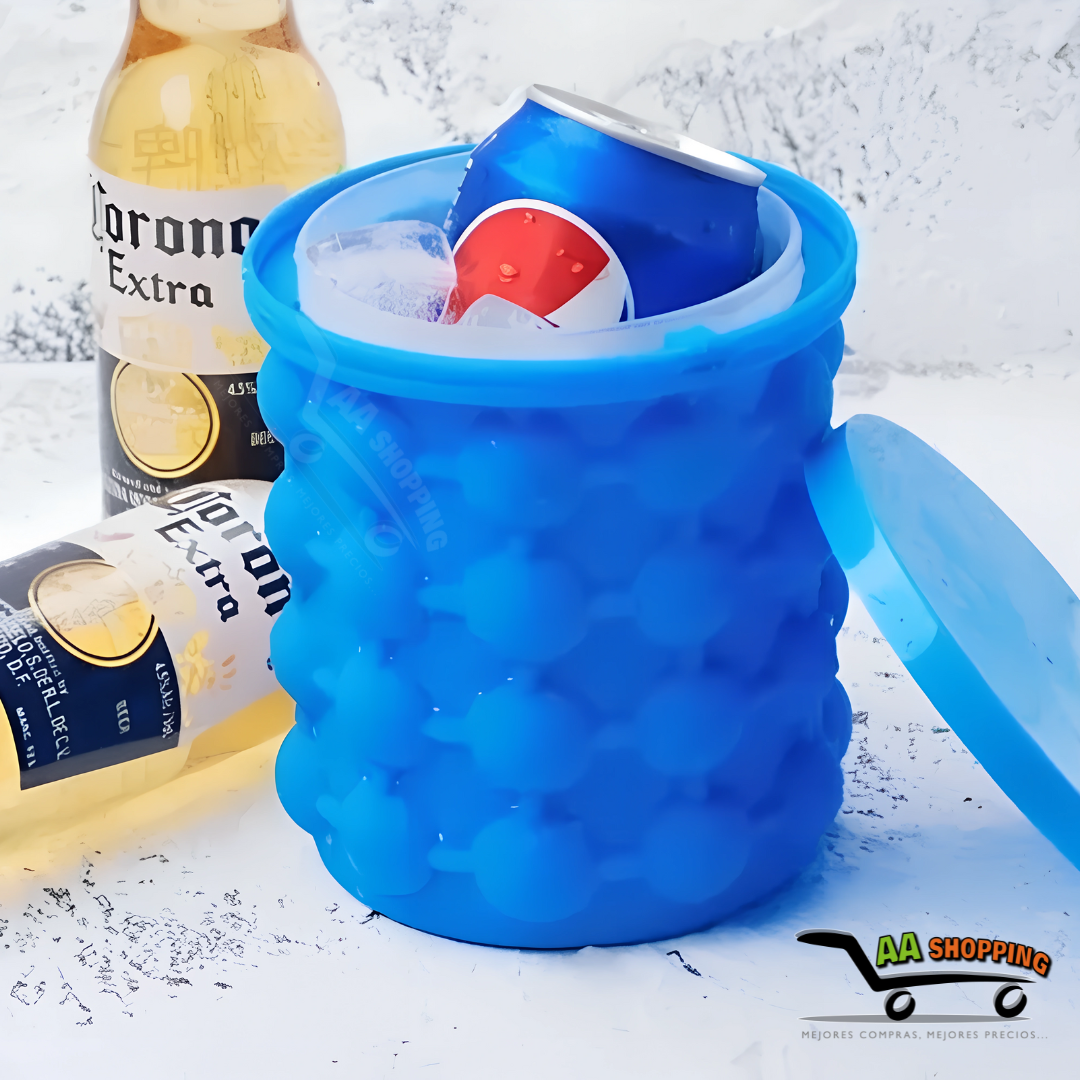 CUBETA DE HIELO PORTÁTIL - HIELO FÁCIL - SILICONA