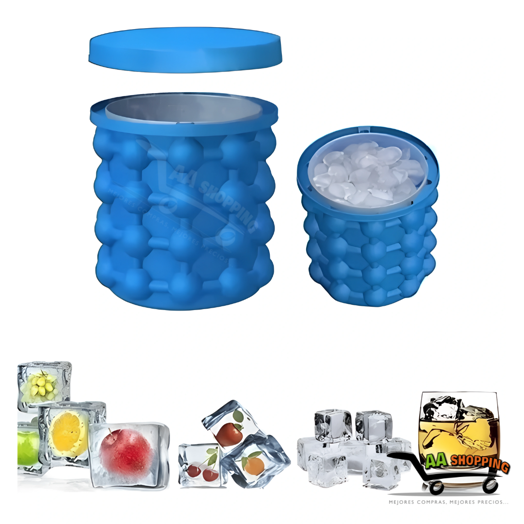 CUBETA DE HIELO PORTÁTIL - HIELO FÁCIL - SILICONA