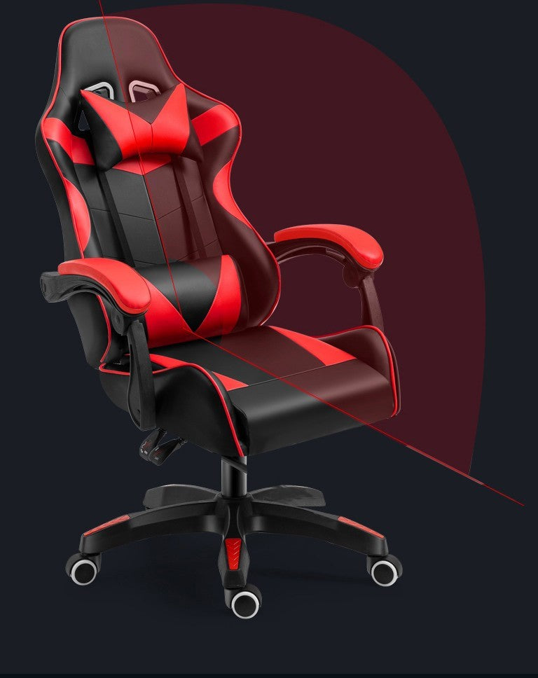 Silla Gamer Ergonómica Ajustable Reclinable con Posa Pies