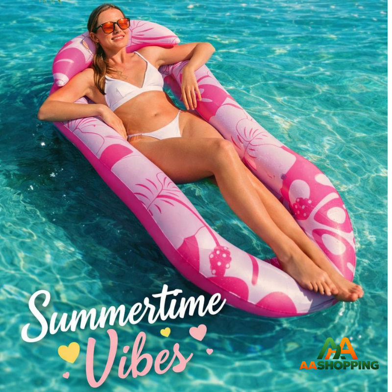 Flotador Relax Premium Tropical 155 x 84 cm