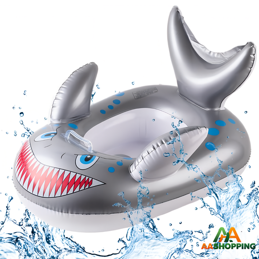 Flotador inflable Tiburon Gris 70cm