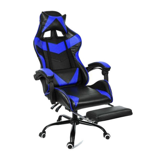 Silla Gamer Ergonómica Ajustable Reclinable con Posa Pies