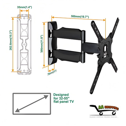 Soporte Para Tv de 32 a 55 Pulgadas