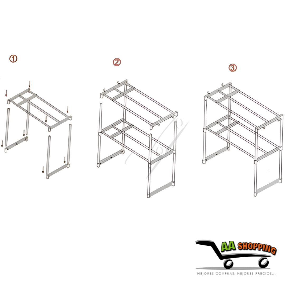 Rack mueble Organizador Microondas Cocina Baño