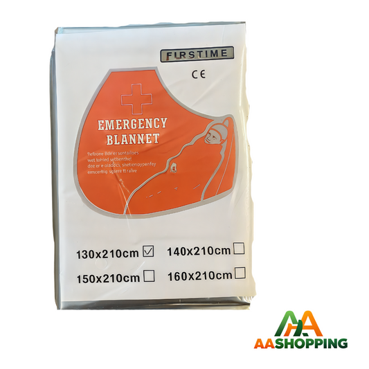 Manta Termica Aluminio Emergencia Camping Supervivencia 210x130cm