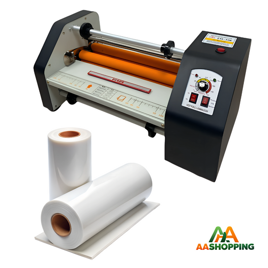Termolaminadora Industrial FM- 330 + 2 Rollos para Termolaminar