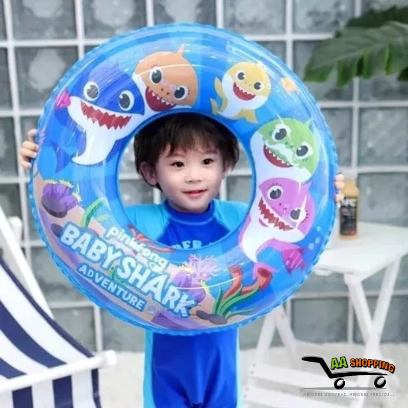 Flotador Aro Baby Shark niños 90cm