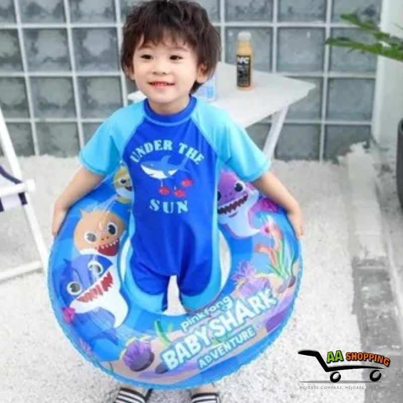 Flotador Aro Baby Shark niños 90cm