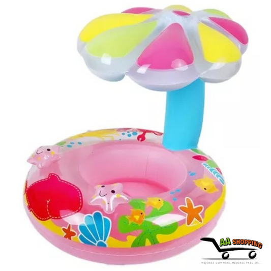 Flotador  Sombrilla Palmera Inflable para niños y bebes