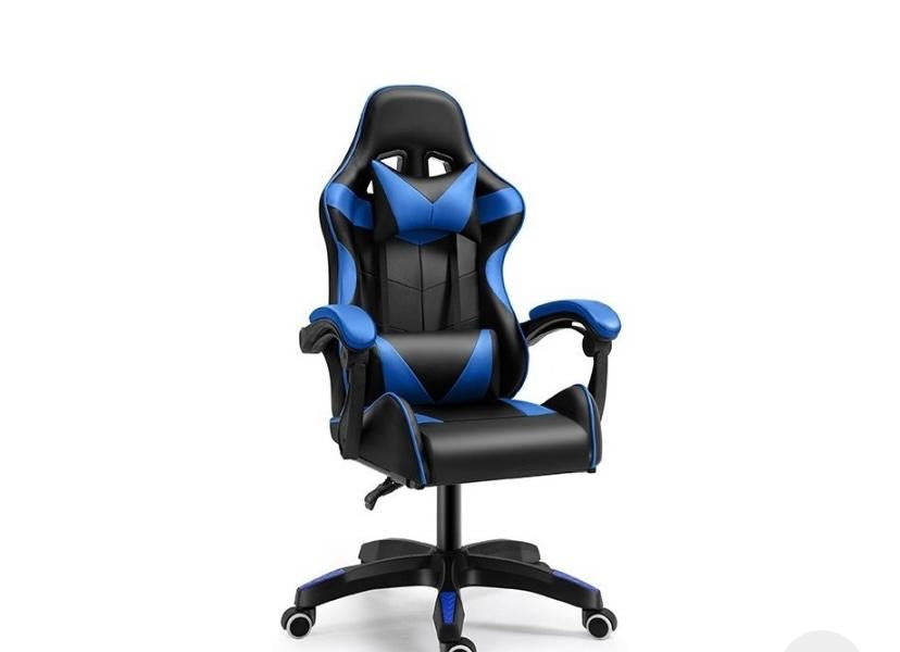 Silla Gamer Ergonómica Ajustable Reclinable con Posa Pies