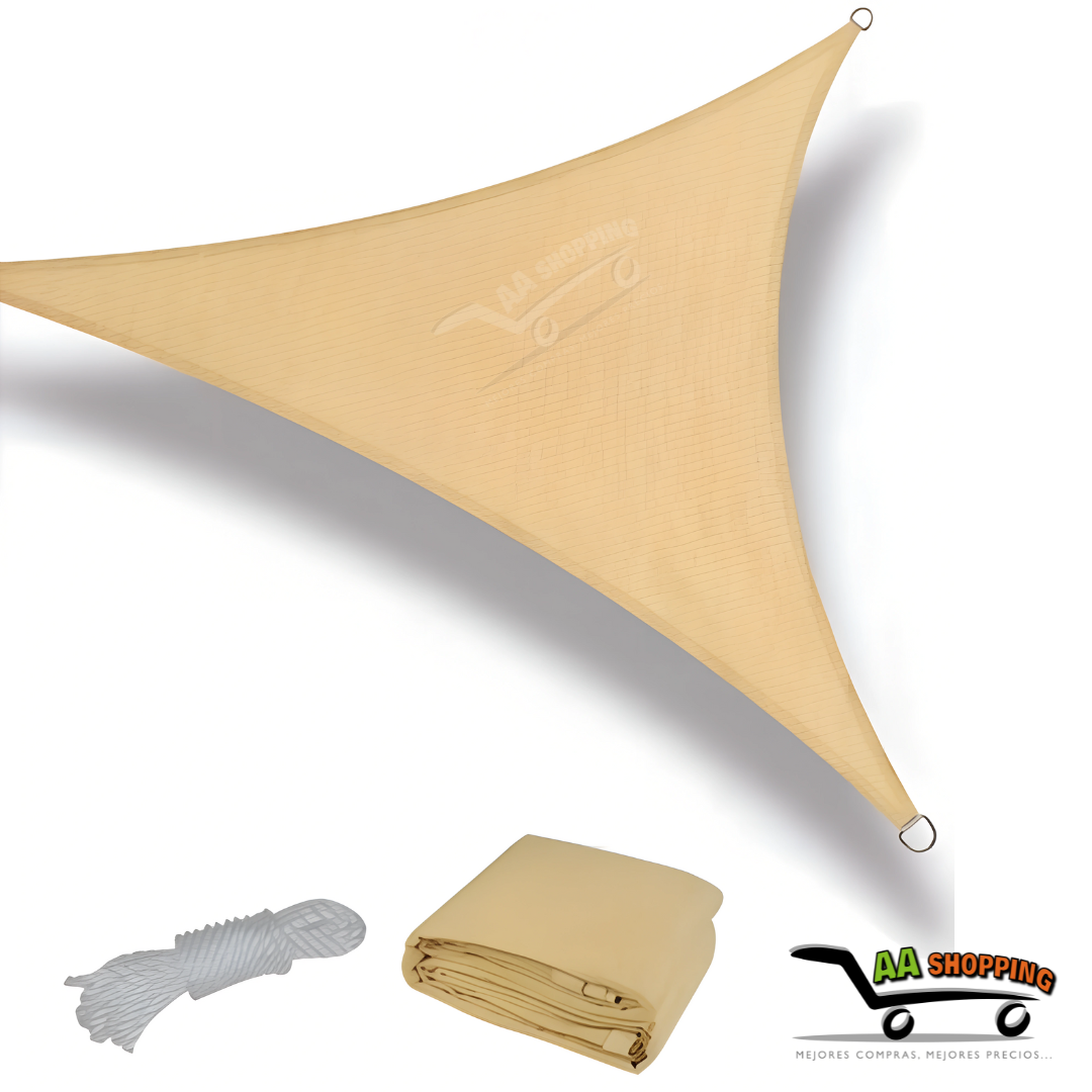 Toldo Vela Sombreadora Triangular 5x5x5 Anti-UV