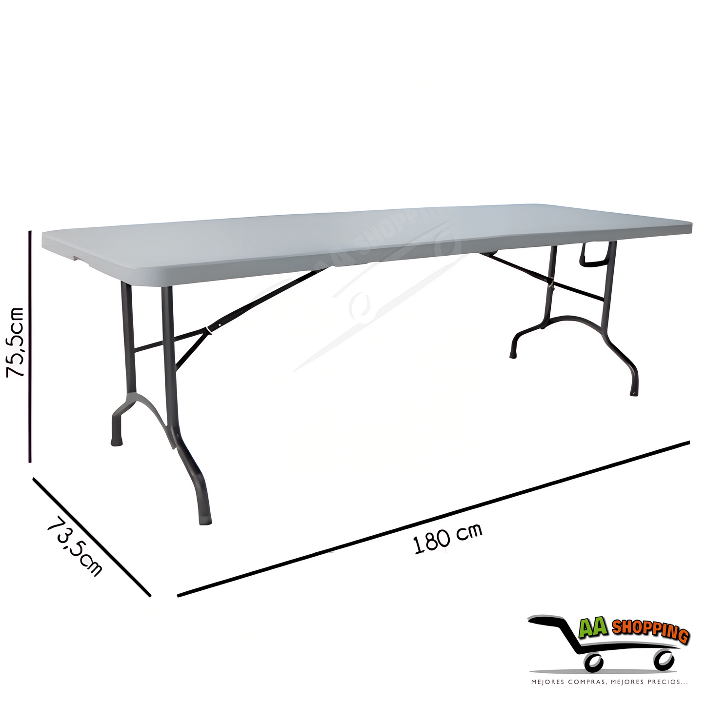 MESA PLEGABLE 1.80 MTS