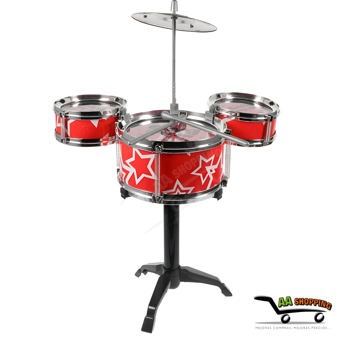 Mini Batería Musical Juguete Infantil 4 Pcs Jazz Drum