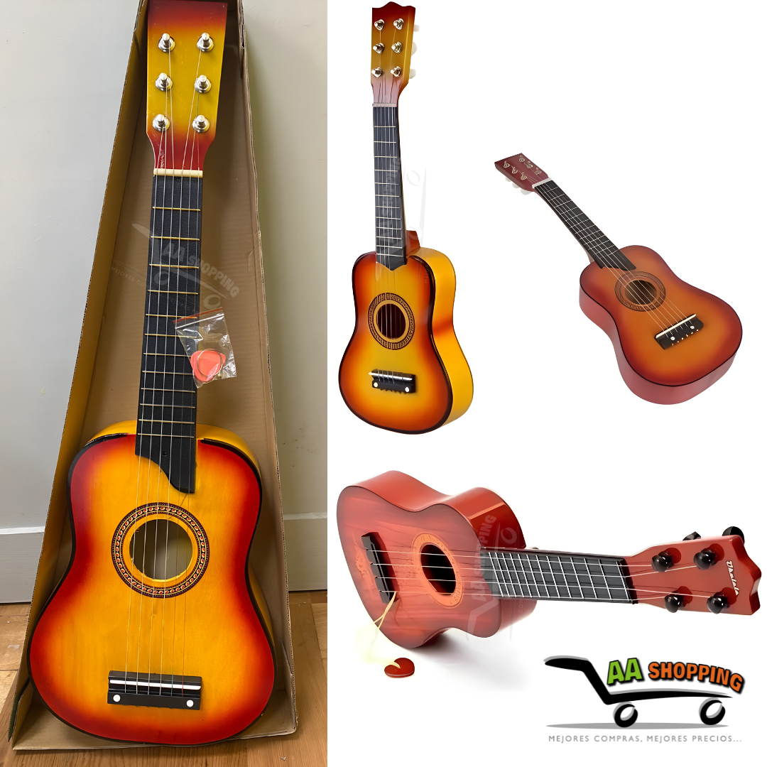 Guitarra REAL para niños y niñas de Madera