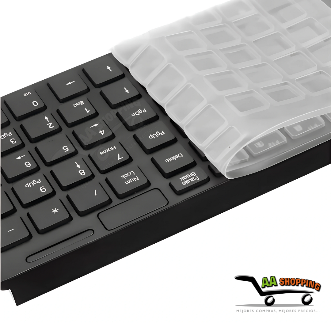 Kit Teclado + Mouse Inalambrico Antiderrame 2.4g