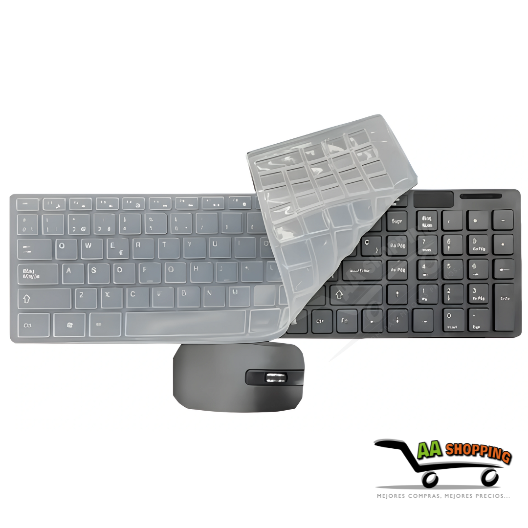 Kit Teclado + Mouse Inalambrico Antiderrame 2.4g