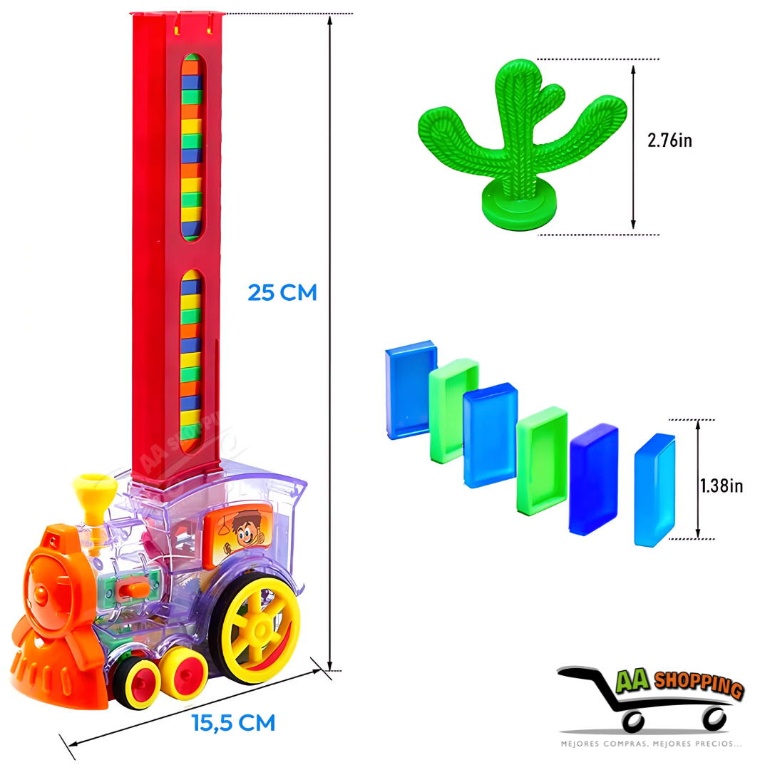 Tren Mágico Domino de 60 Piezas